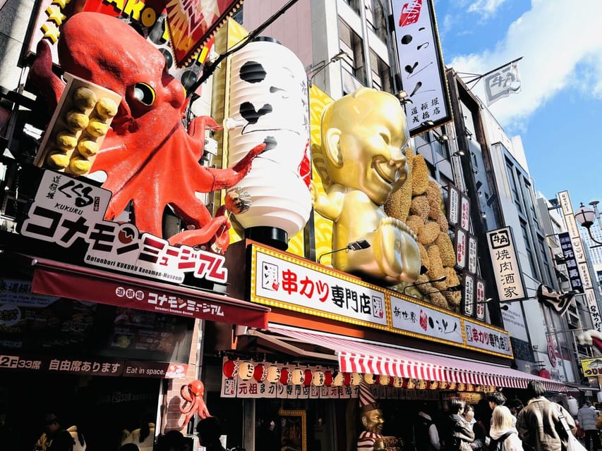 1-Day walking tour in Osaka:Castle, temples and Ukiyoe - Kuromon Ichiba Market Lunch, Eat With a Plan