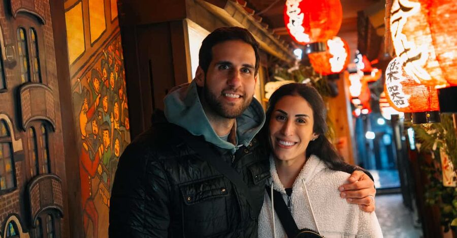 [1 Group Only ] Osaka: Private Night Food Tour for Family - The first local bar stop: a warm-up drink and a controlled start