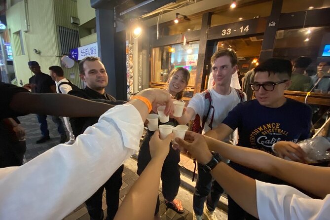 3Hour Osaka Pub Crawl Bar Hopping Nightlife Guided Tour in Namba - Stop 3: Second Party Bar in Dotonbori, a Name With a Mission