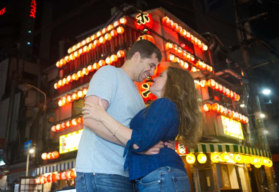 Cinematic Video shoot in Osaka - Meeting Outside Dotonbori Hotel, Then Letting Osaka Do the Work