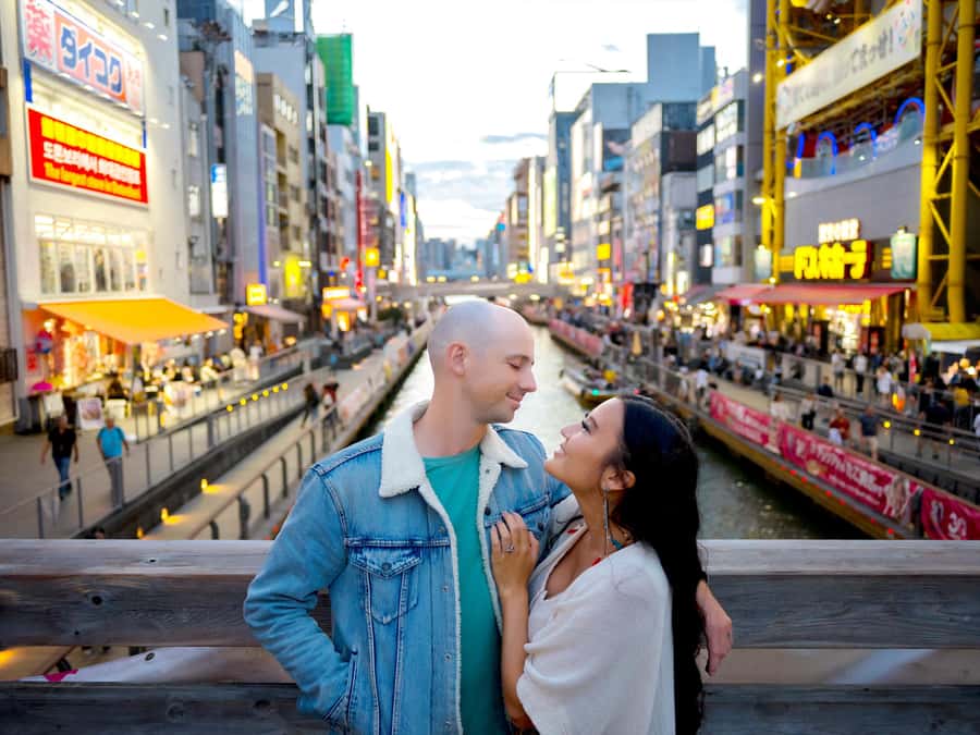 Cinematic Video shoot in Osaka - Photo Session With Posing Guidance (So You Don’t Freeze)