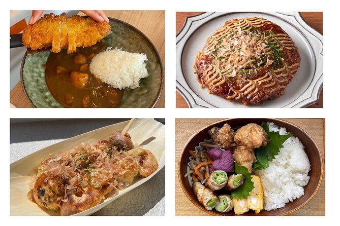 Cooking Ramen&Gyoza/KatsuCurry/Bento/Okonomiyaki+Store Tour@Osaka - Key highlights at a glance
