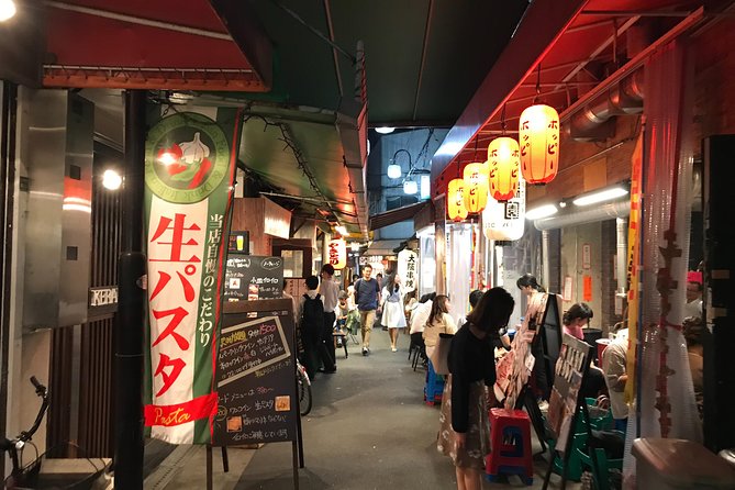 Deep Osaka Night Life, Eat & Drink! - Entering Tenjinbashi at Night, Not During Shopping Hours