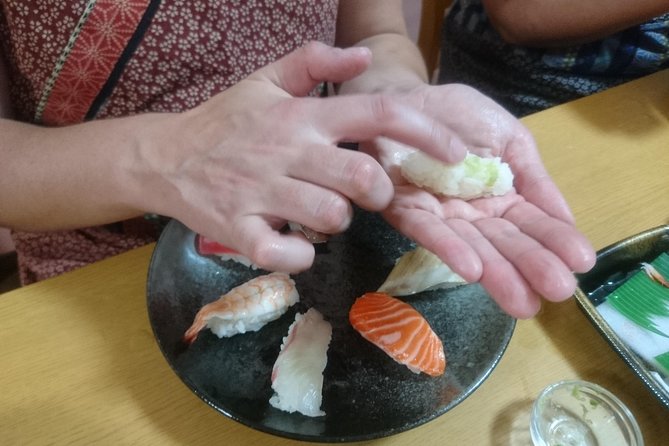 Enjoy a Basic Sushi Making Class - Nigiri sushi practice: making 9 pieces with step-by-step guidance