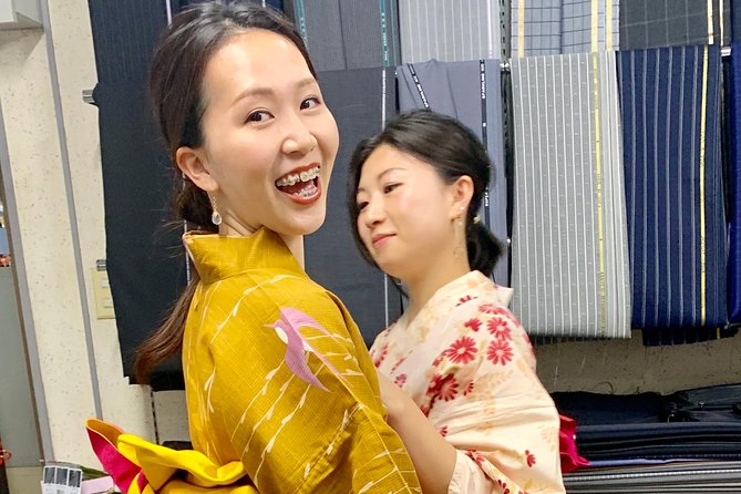 Exclusive private Yukata dressing workshop - Meeting at Awaza, starting at 10:00, and what the 1 hour really feels like