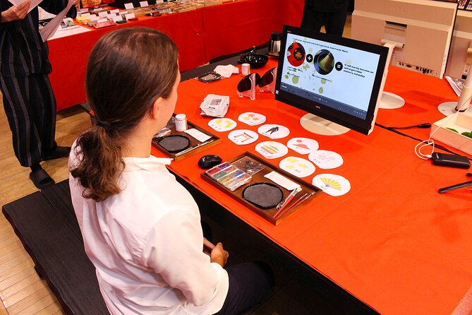 Gold Powder Makie Crafting and Tea Experience - Making a Kinpun Makie Coaster With Gold Powder and Your Signature