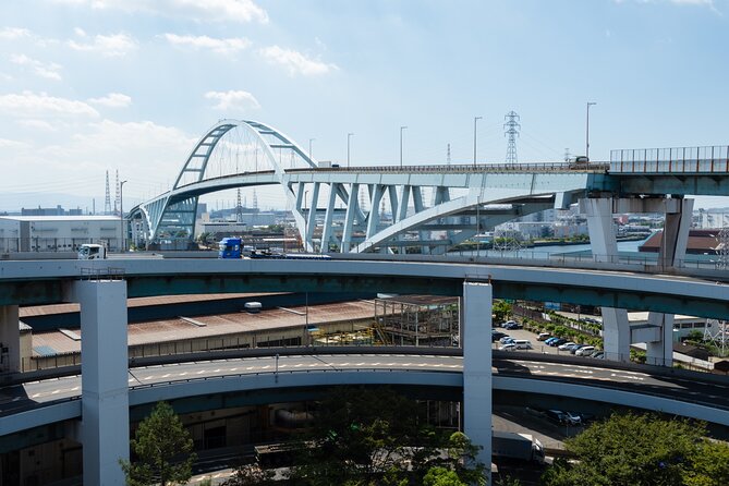 Half day Osaka Bay Area Cycling with E-Assist Bicycle Tour - Namihaya Bridge for a 360-Degree Bay View
