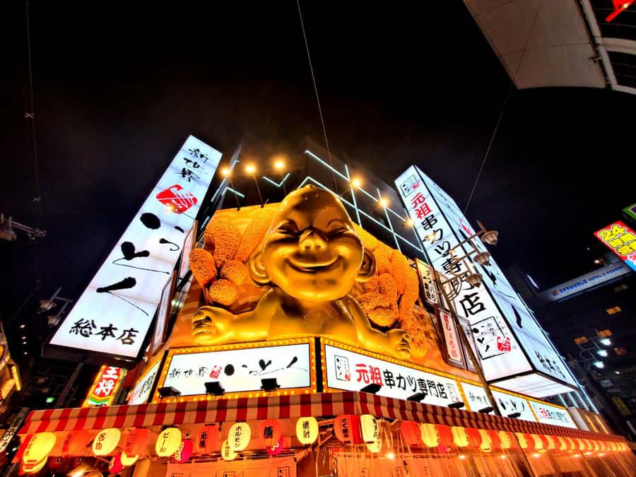 Hungry Osaka Street Food Tour: 15 Dishes & 3 Drinks - Shinsekai at Night: Why This Neighborhood Works for Food