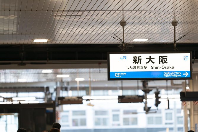 Japan Railway Station Shared Arrival Transfer : Shin Osaka Station to Osaka City - How long it takes, and why 1 to 2 hours is not a wild guess