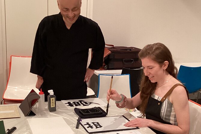 Japanese Calligraphy Experience in Osaka - Turning Your Work Into a Hanging Scroll You Can Display