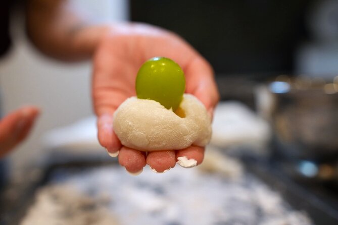 Japanese Sweets Making Class in Osaka - Sakura Nerikiri cherry blossoms from bean paste