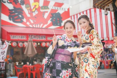 Kimono experience and Photo Session in Osaka