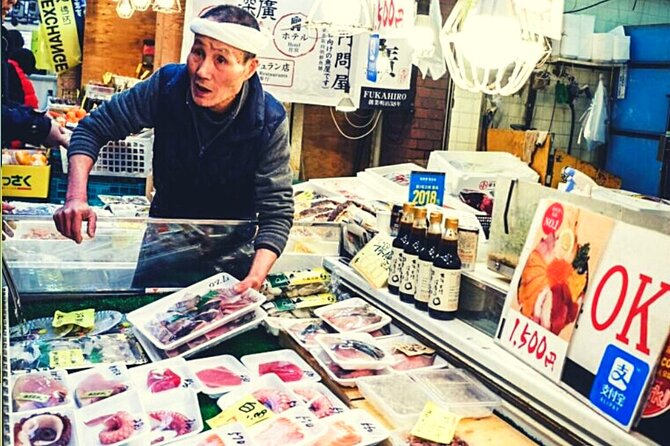 Kuromon Market Tour: All inclusive 6~8 Dishes & 3~4 samplings - Guide relationships: the real difference maker