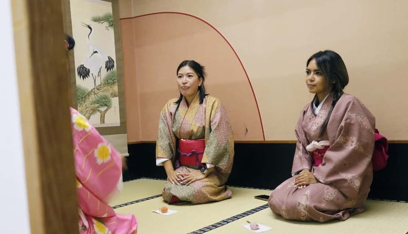 Learn Zen in a class of making Matcha tea near Osaka Castle - Arriving at Samurai Honor and getting dressed in time
