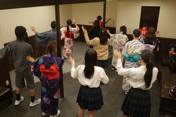 Let’s Dance Bon Odori Japanese folk Dance near Tsutenkaku - The drink choice included, and how it changes the vibe