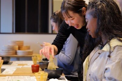 Matcha Making Class in Osaka with Authentic Japanese Sweets Set