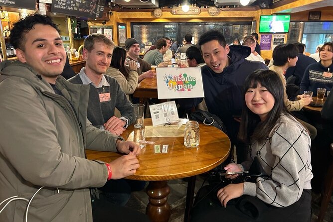 Meet Locals and Japanese Speaking Experience at British Pub Osaka - Stop 1 at HUB Umeda Chayamachi, what happens after you arrive