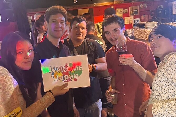 Meet Locals experience Fun Chat Drink Osaka International Party - Language exchange time: practice English, Japanese, French, and more