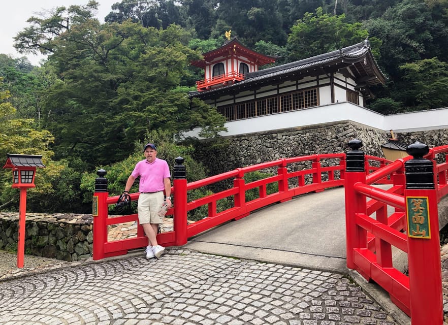 Minoo Park: Guided Nature Walk - The short pauses on the way up: 望海の丘 and an in-between breather