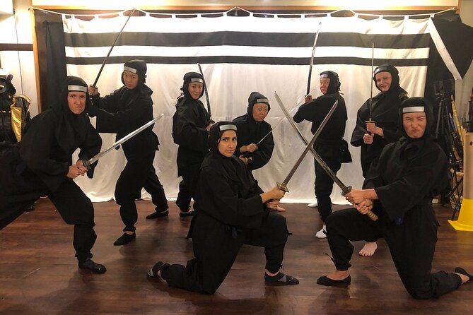 Ninja Experience in Osaka - What You Actually Do: walking, sword lesson, and shuriken-star practice