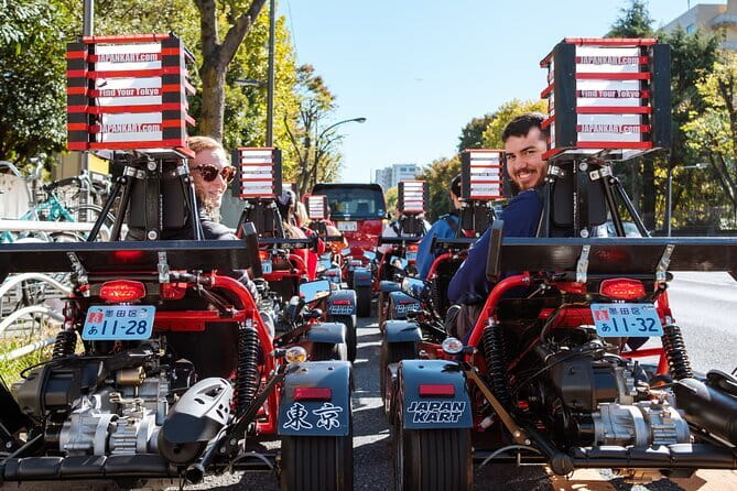 Official Japan Go-Kart Through Osaka Castle - Midosuji Avenue and Triangle Park: Big-Street Osaka with a Fashion Pulse