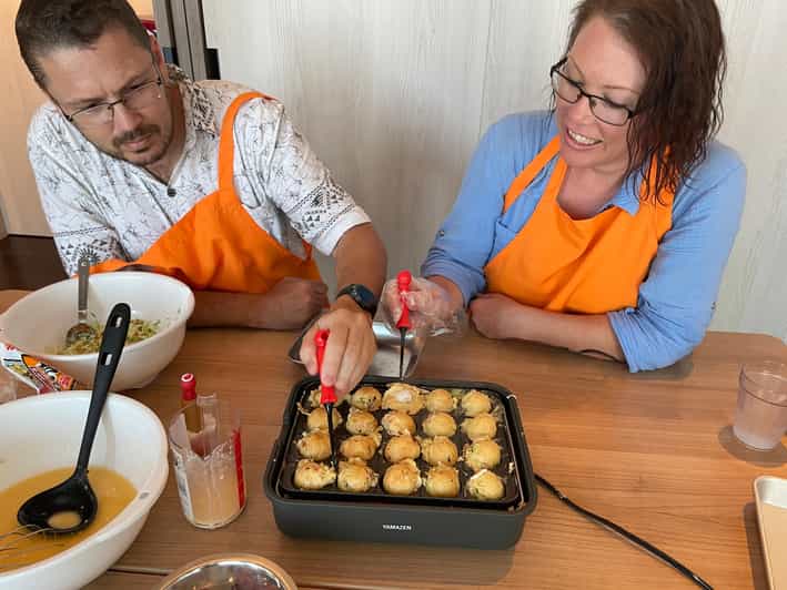 Okonomiyaki or Ramen&Gyoza Class with Local Shop Tour - Local shop stops where ingredients get explained in plain terms