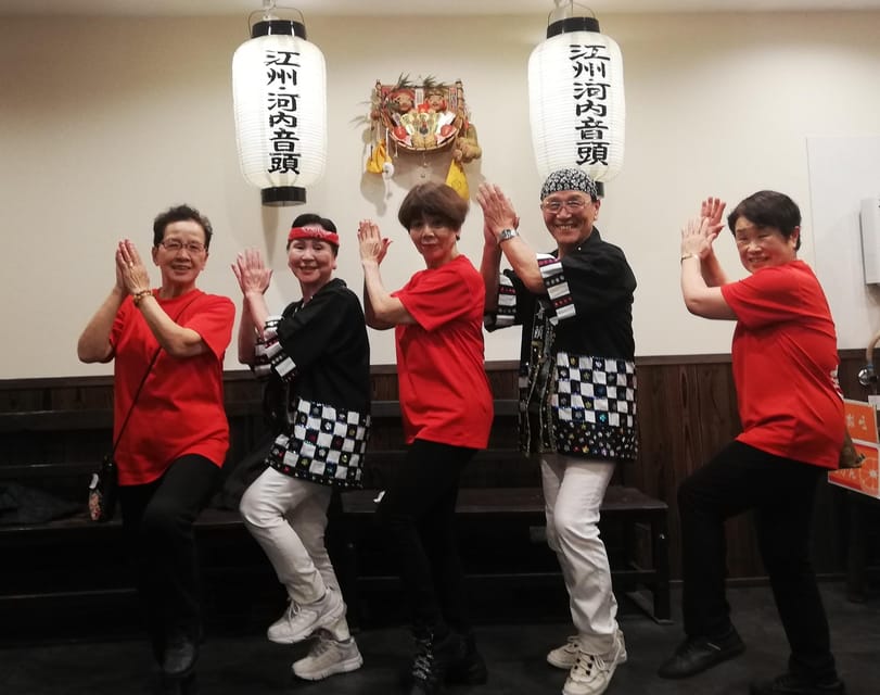 Osaka: Bon Odori Dance Class with Drink - Finding the studio near Tsutenkaku Tower