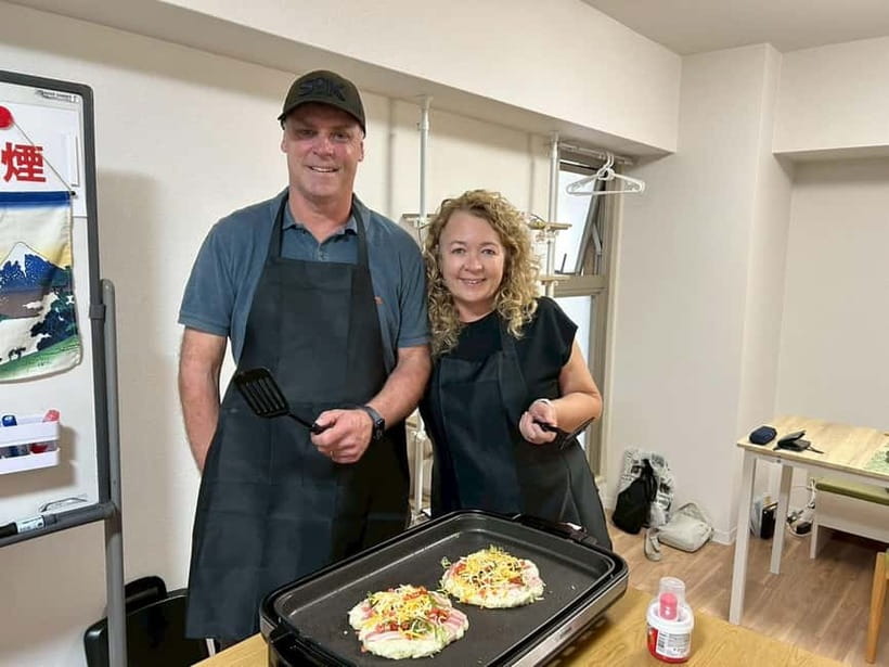 Osaka : Cooking Class Okonomiyaki & Takoyaki course in Nanba - Meeting Point in Namba: How to Find the Room Without Stress
