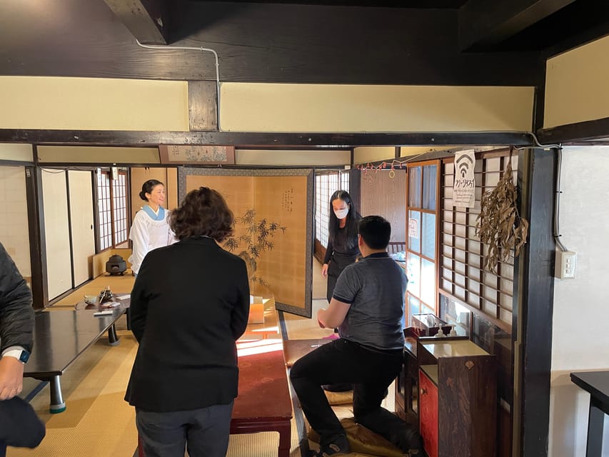 Osaka : Exclusive Tea Ceremony & Wagashi Cooking - The Finish at くらふとや: Kimonos, Textiles, and Photo Time