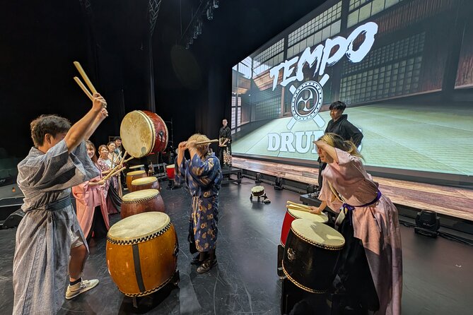 OSAKA:Feel the Power! Learn Taiko Drum from Professionals - The 50-minute flow, from mission start to stage success