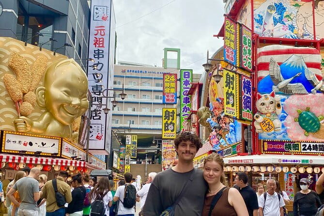 Osaka Food Adventure Tour: Walking with a Local Guide - The meet point and flow: starting at Ebisucho and ending at the Glico Sign