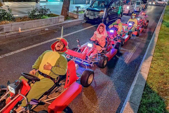 Osaka Go Karting Tour with Funny Costume - Tsutenkaku Tower area and local food streets, without the walking slog