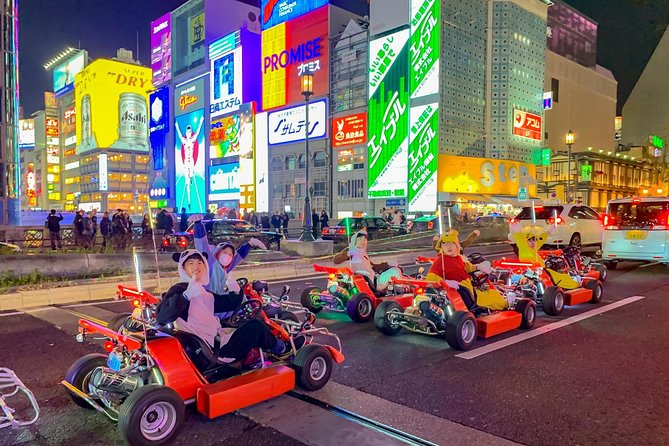 Osaka Go Karting Tour with Funny Costume - American Quarter streets: where the route adds personality