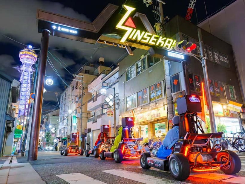 Osaka: Guided Go Karting Tour in a Funny Costume - Entering the kart zone: costumes, tutorial, and your first controlled turns