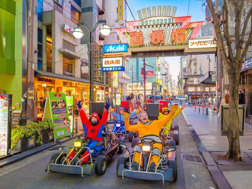 Osaka: Guided Go Karting Tour in a Funny Costume - Your 1-hour loop, and what it gives you (and what it cannot)