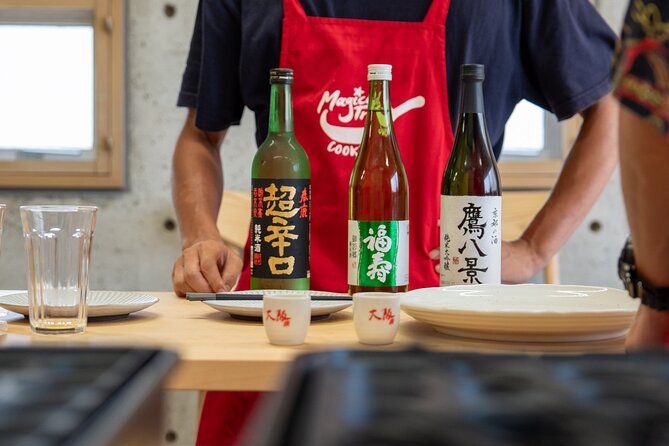 Osaka Home Feast Cooking and Sake Experience - Taku-nomi drinking time: handpicked sake pairings, plus beer and soft drinks