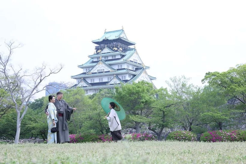 Osaka: Kimono Rental, Photoshoot, and Castle Visit - A Kimono Photoshoot in Osaka That Turns Into a Mini City Walk