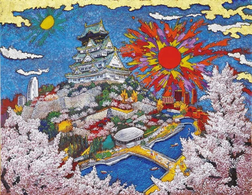 Osaka: Koji Kinutani Tenku Art Museum Entry Ticket - The Blue and Red exhibition zones: why the museum is split in two