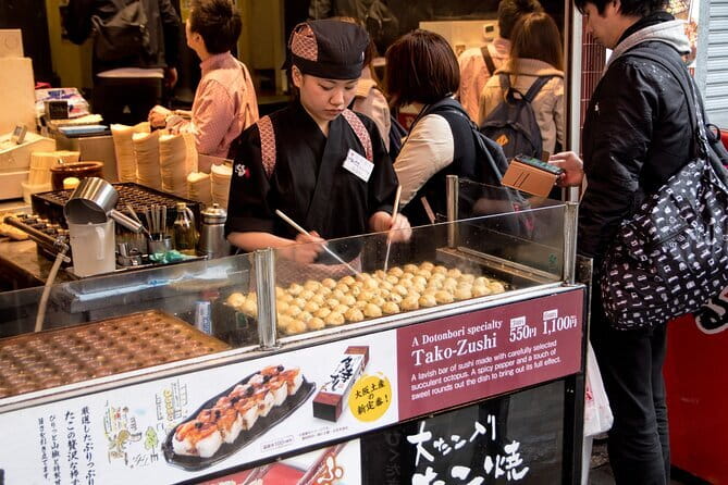 Osaka: Kuromon, Sennichimae & Dotonbori Food Tour - 2hrs - Key highlights to know before you go