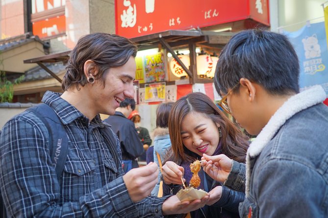 Osaka Local Foodie Walking Tour in Dotonbori and Shinsekai - The route in plain English, from FamilyMart to the Glico sign