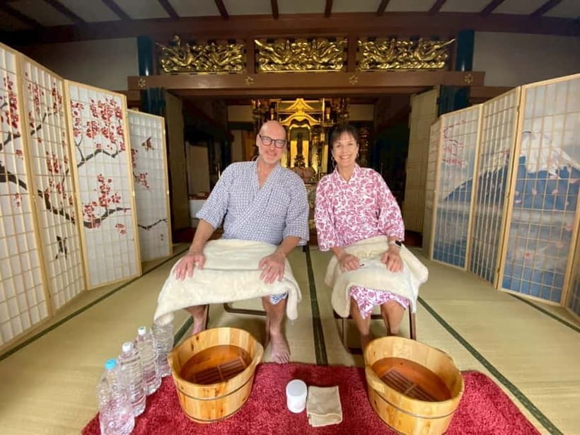 Osaka: Mind & Spirit Balance Temple Reiki Healing - Keepsake Photo in Yukata: A Fun Take Home, Without Needing a Photographer