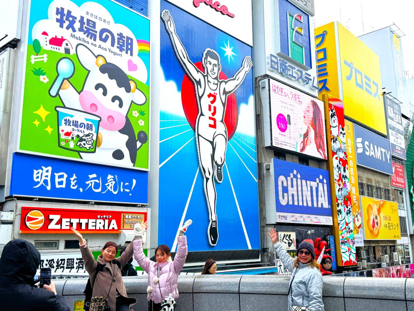 Osaka: Must-See Spots & Hidden Gems 3-Hour Walking Tour - The Glico Sign in Dotonbori: Your Fast Osaka Orientation