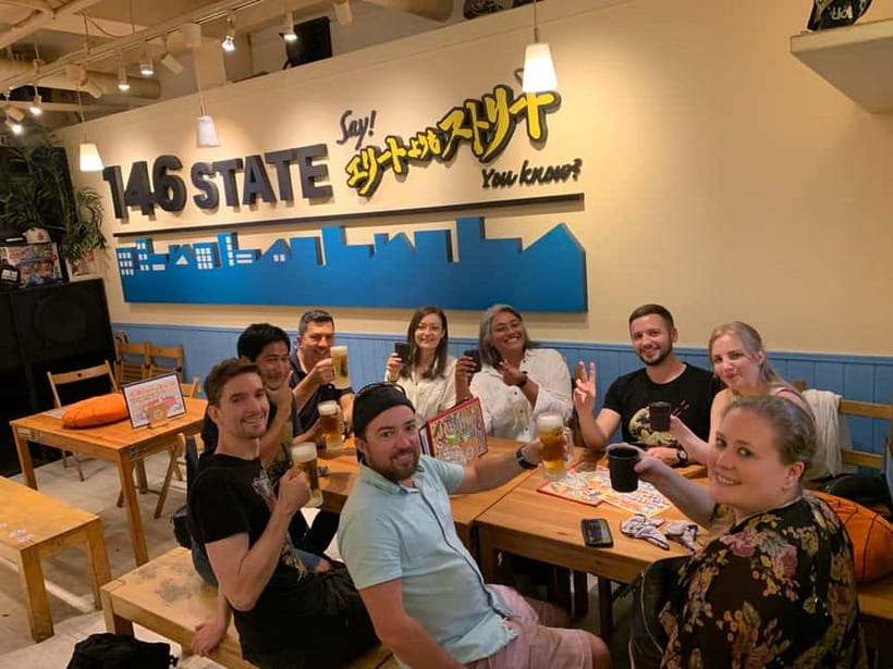 Osaka: Namba Pub Bar Crawl with a Local Guide - Stop 2 in Shinsaibashi: shifting from casual to focused drinking