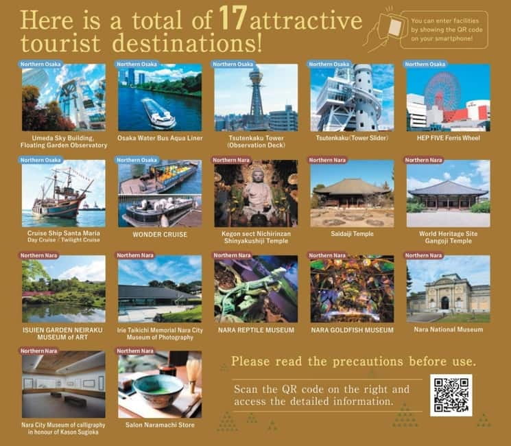 Osaka-Nara: 2-Day Discovery Pass - The rules that can quietly cut your savings
