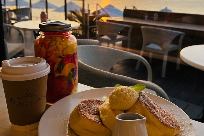 Osaka: Naruto Whirlpool & Awa Odori Kaikan 1Day Tour - A Happy Pancake on Awaji Island: ocean views plus your first real meal