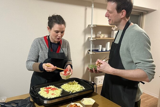 Osaka Okonomiyaki Cooking Class "Learn here and make it at home" - Why Okonomiyaki and Takoyaki Fit a Hands-On Osaka Evening