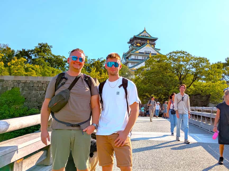 Osaka: Osaka Castle & Historical Museum Guided Tour - Walking the castle grounds with time-saving focus