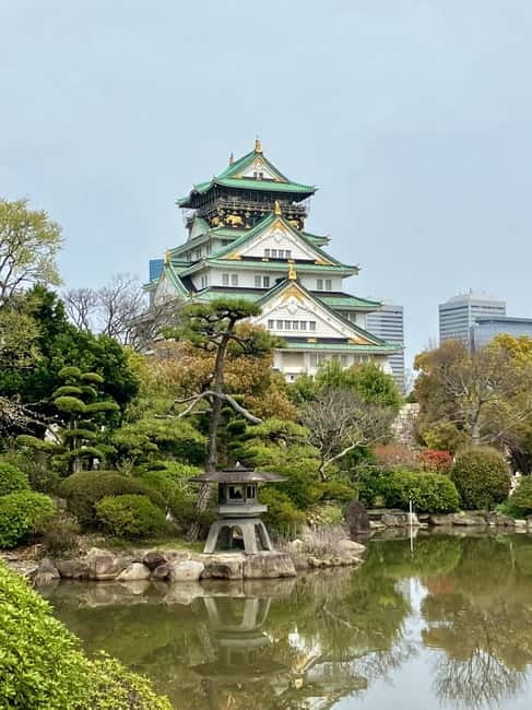 Osaka: Private and Fully Customized Tour with Hotel Meet Up - Osaka Castle and its surrounding park, with time for real orientation