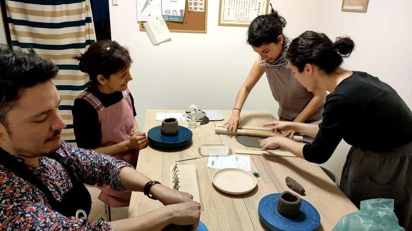 Osaka: Private Experience of Traditional Japanese Pottery - Pick your ceramic set: sake, sushi, or matcha bowl
