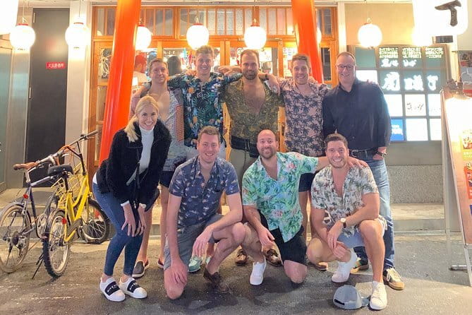 Osaka: Private Food Tour & Bar Hopping in Namba - Glico Man photos and Hozenji Temple in the middle of shopping streets